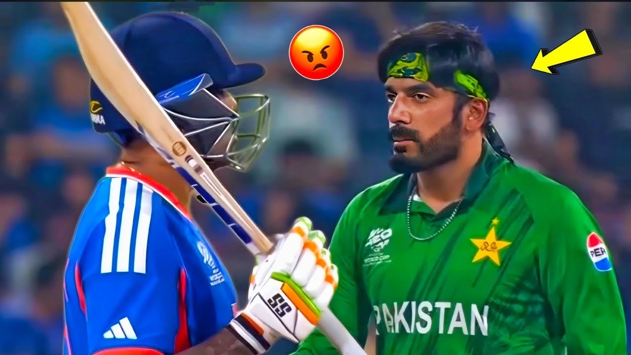 😤India vs Pakistan Heat up moments 😡 || India vs Pakistan fight moments ...