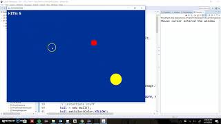 ITCS - Animation - Lab13: Mouse Input - Demo