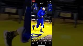 Kelly oubre jr naruto running in the warm up