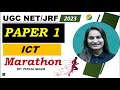 UGC NET ICT Paper 1 Marathon Class 2023 | UGC NET ICT Class By Pooja Sharma