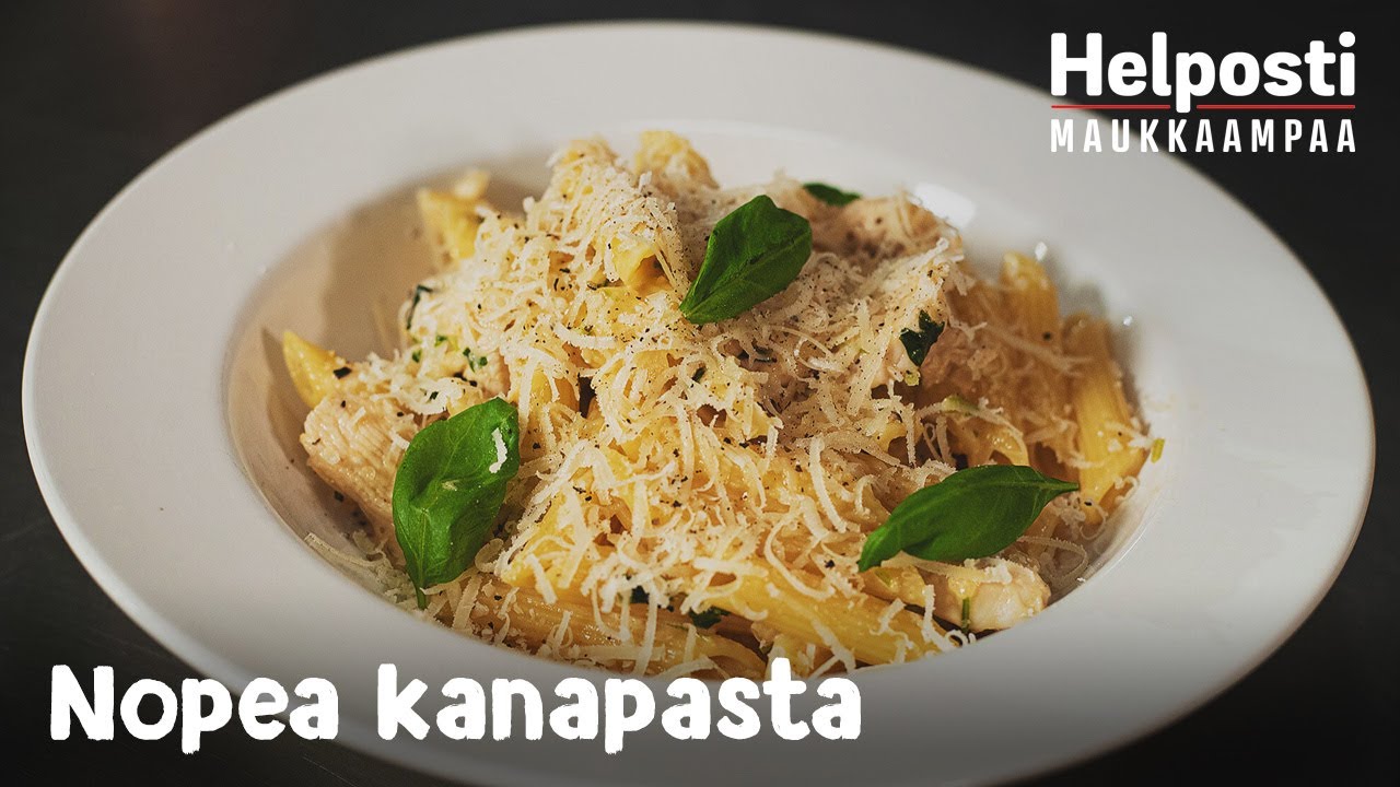 Arjen nopea kanapasta