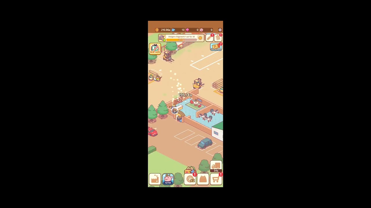 LUMBER CAT CUTE IDLE TYCOON, EIN SPIEL VON EINEM HOLLÄNDISCHEM RIESEN ...