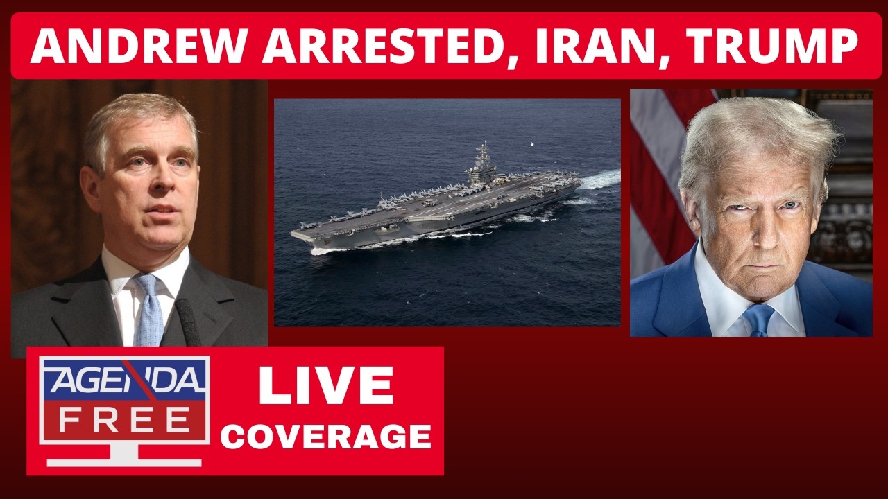 Former Prince Andrew Arrested, Iran Updates, Trump Speaks In GA - LIVE Breaking News Coverage