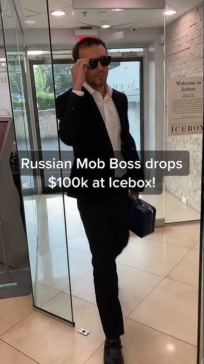 Who Is The Russian Mob Boss Icebox Russian Mob Boss drops $100k at icebox @Viral_video #shorts - YouTube
