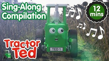Songs On The Farm With Ted 🚜 | Tractor Ted Sing-Along Compilation 🎶 | Tractor Ted Official Channel