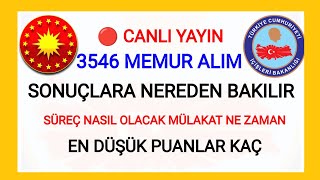 İçi̇şleri̇ Bakanliği 3546 Memur Alimi Sonuçlari Açiklandi Puan