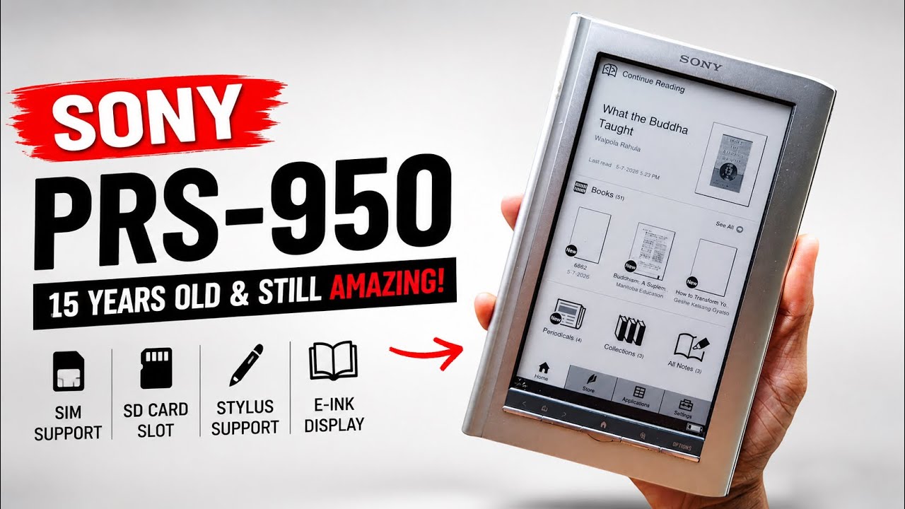 This 15 Year Old Sony Ebook Reader Still Feels Premium 😳 - YouTube