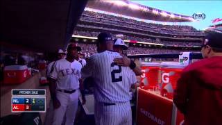 Derek Jeter Exits His Final All Star Game 2014 HD