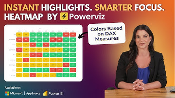 Dynamic Heatmap Colors with DAX! 🎨 Conditional Formatting Made Easy in Power BI