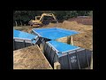 Intex Ultra Pool 16x32 Installation with Deck