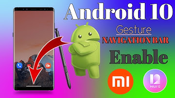 How To Enable Navigation Bar In MIUI 12 | Android 10 Navigation Bar