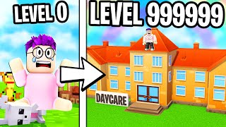 Can We Build A LEVEL 999,999 DAYCARE In ROBLOX!? (CRAZY ENDING)