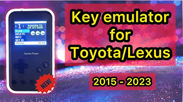 NEW «P33» Key Emulator for Toyota/Lexus 2015 - 2023. Emergency start engine. FULL VERSION.