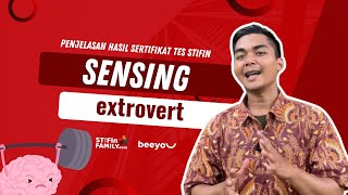 Penjelasan Sertifikat Hasil Tes STIFIn Sensing extrovert | Spesial STIFIn Family