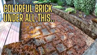 They can finally use this space! (Beautiful stone) #asmr,#pressurewashing,#satisfying,