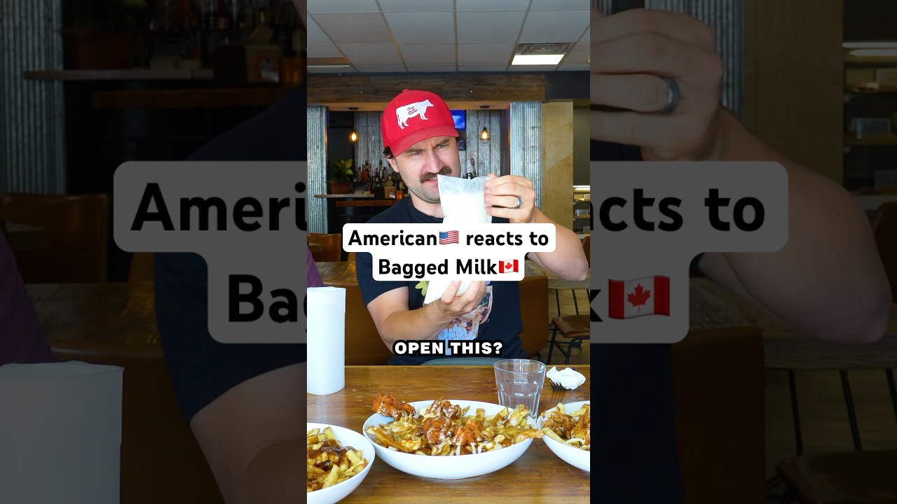 American reacts to Canadian Bagged Milk…Unhinged!