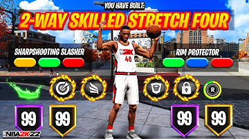 *NEW* 2-WAY SKILLED STRETCH FOUR BUILD ON NBA 2K22 NEXT GEN