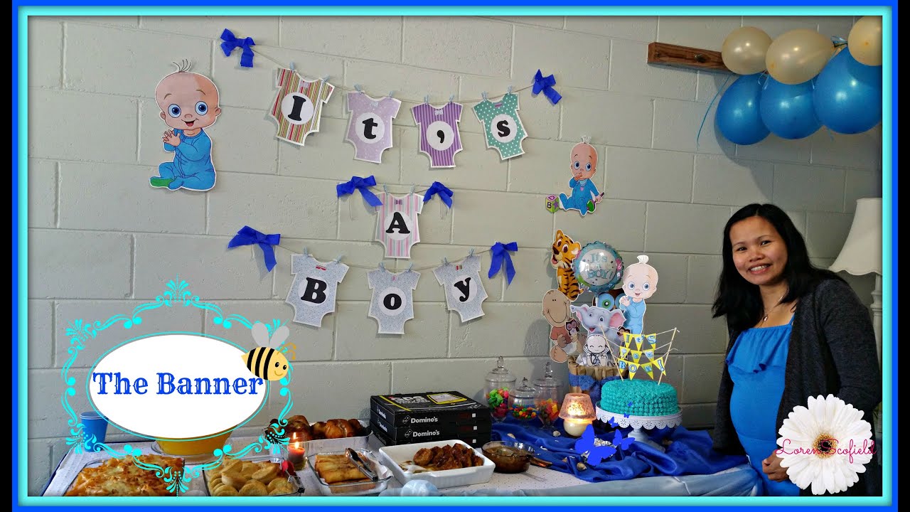 DIY: BabyShowerPrep 1 of 5 - The Banner