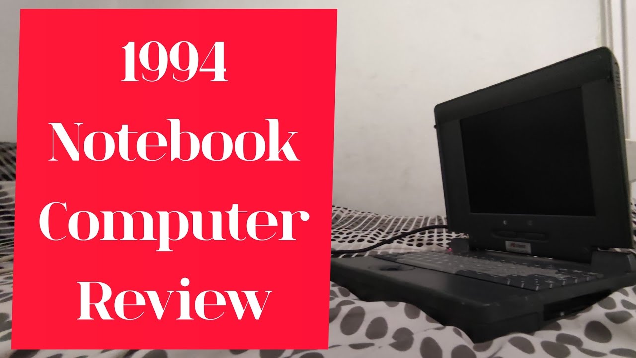 1994 Notebook Computer Review - YouTube