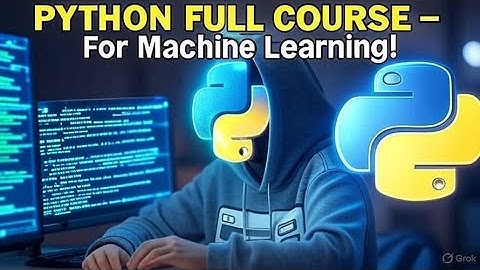 Software Installation | Lecture 6 | Machine learning