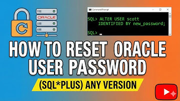 How to Reset User Password in Oracle in any Version (SQLPLUS) Database | Change Password in Oracle