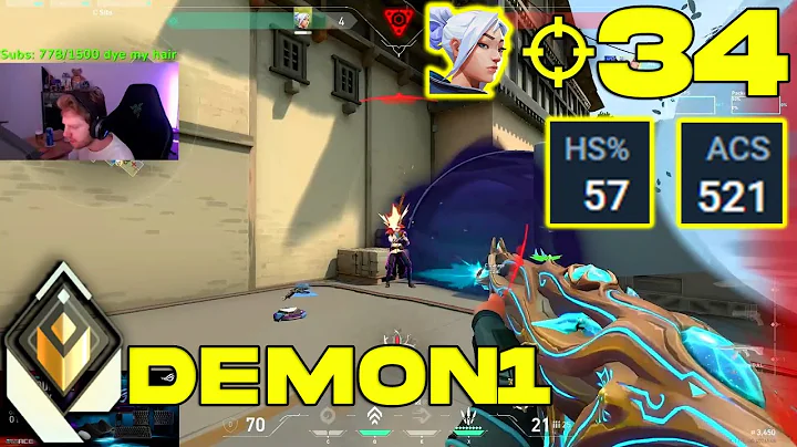 WHAT 500 ACS ON JETT LOOKS LIKE! - Demon1 [NA] #MatchMVP