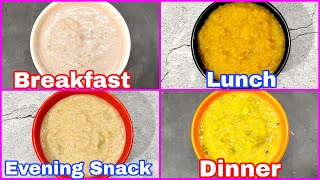 Baby Food Recipes For 8 Months To 3 Years | Baby Food Chart | Healthy Food Bites