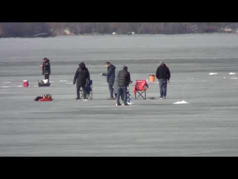 Ice Fishing Rice Lake March 21, 2021