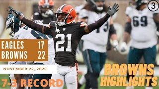 Gutting it out: Cleveland Browns beat Philadelphia Eagles 22-17, keep pace in AFC playoff picture