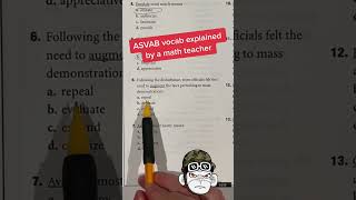 ASVAB AFQT Word Knowledge answer 6