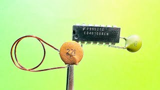 Metal detector on cd40106 and radio