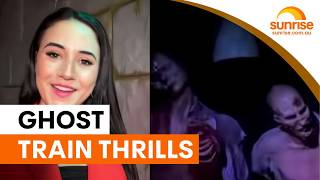 Inside the scary ghost train experience at Dracula's Cabaret | Sunrise