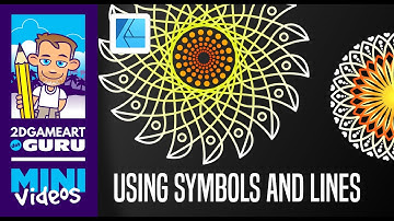 Affinity Designer Mini Tutorial - Using Symbols and Lines for patterns