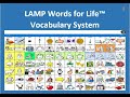 Systme de vocabulaire lamp words for life