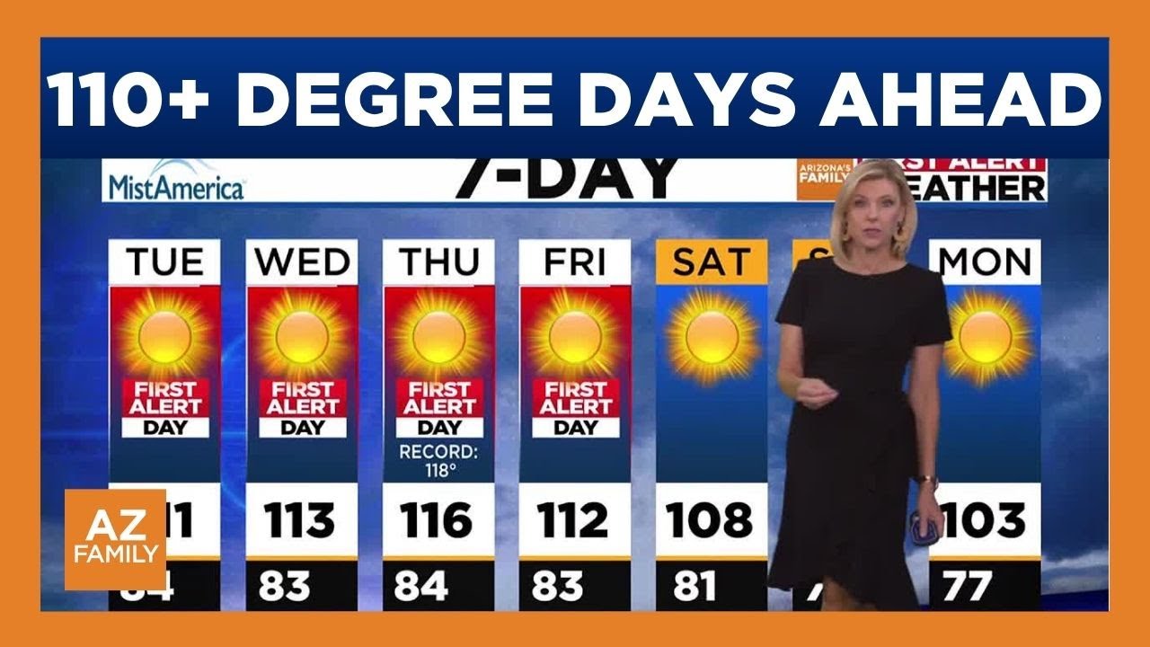 First Alert Weather days continue for heat in Phoenix area - YouTube