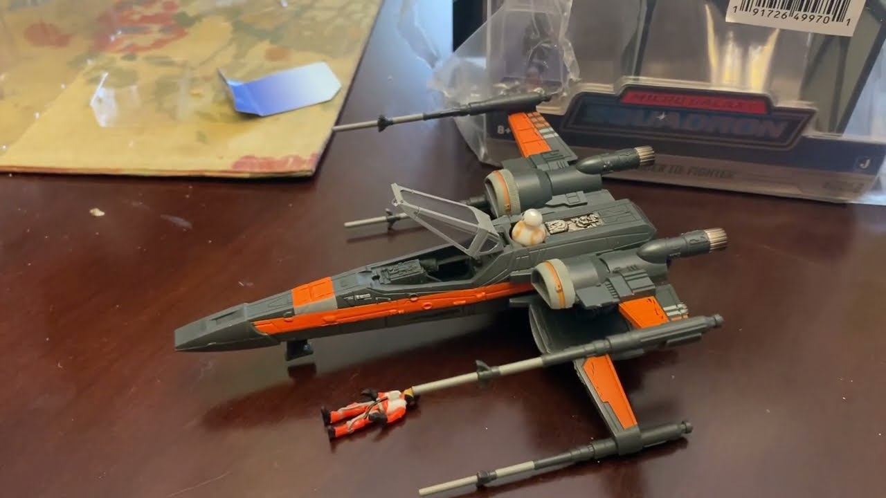 Star Wars Micro Galaxy Squadron series 3 T-70 Poes X-wing review