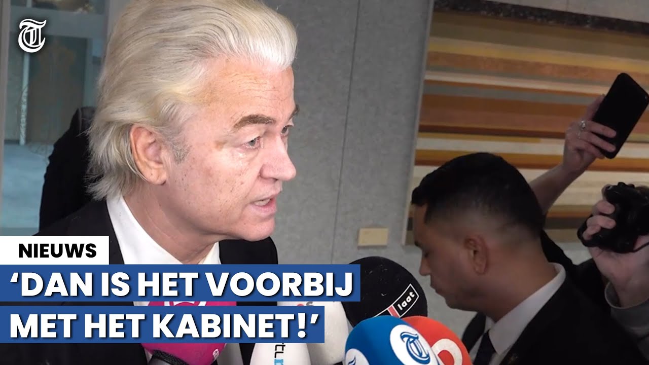 Geert Wilders dreigt: 'Dán valt het kabinet!' - YouTube