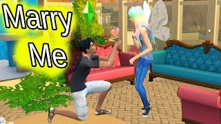 Will You Marry Me? - Fairy Fantasy FairyTale SIMS 4 Game Let's Play Dating Video Series Part 9 screenshot 4