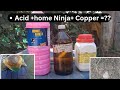 Acid और Floor Cleaner +ताँबा को मिलाने पर...=Result ?