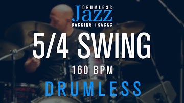 5/4 Swing 160 Bpm Drumless Backing Track - Special Guest Silvia Manco on Piano & Keyboards
