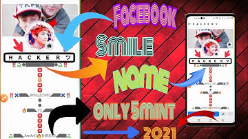 How To Make Smile Name Facebook Account 2021 | Facebook Smile Name Id | Stylish Name Id | New Trick,