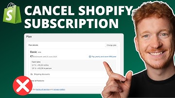 How to Cancel Shopify Subscription - Close Shopify Store (2025)