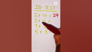 IQ test math #reasoning #braintest #mathstricks #mathquiz #logicriddles #puzzle #maths #iq