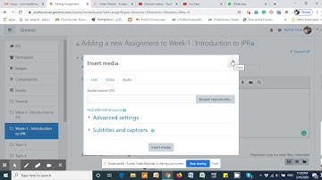 Moodle Course | Setting up Assignment