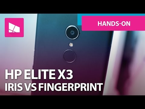 HP Elite x3: Iris Scanner vs Fingerprint Reader - Which is faster?