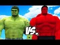 Hulk vs red hulk  epic superheroes battle