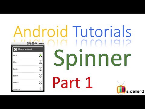 104 Android Spinner Tutorial | coursetro.com - Video Roof