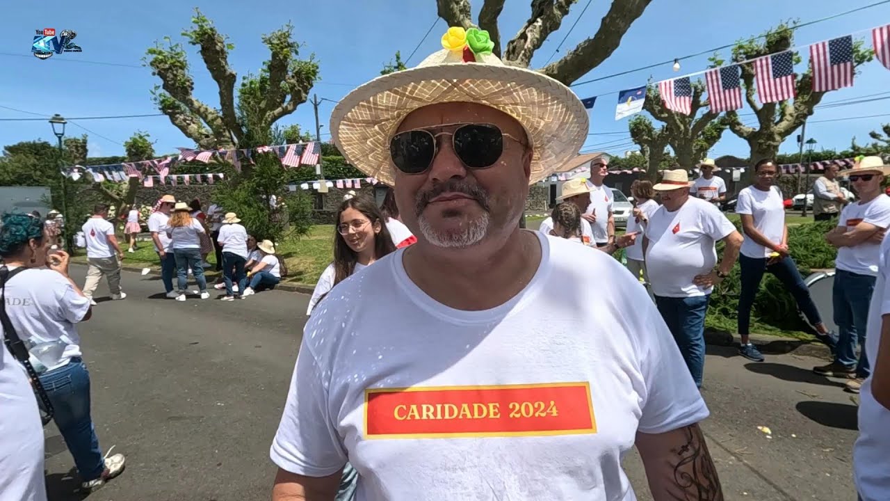 Cortejo do Pão da Bandeira da Caridade Casa do Novo Mordomo Joe Sousa 25 05 2024
