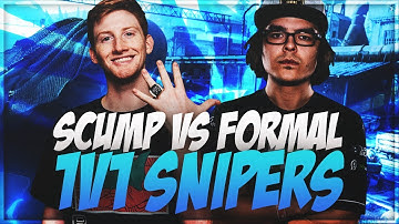 Scump vs Formal 1v1 Snipers on Shipment [SUPER CLOSE MATCH!!]