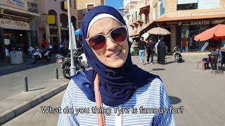 Interviewing Locals on the Streets of Tyre, Lebanon